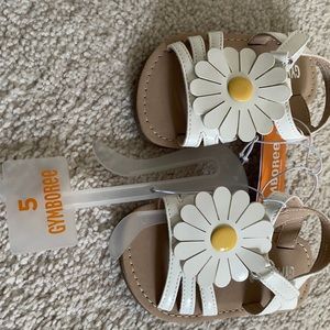 New Gymboree sunflower shoes